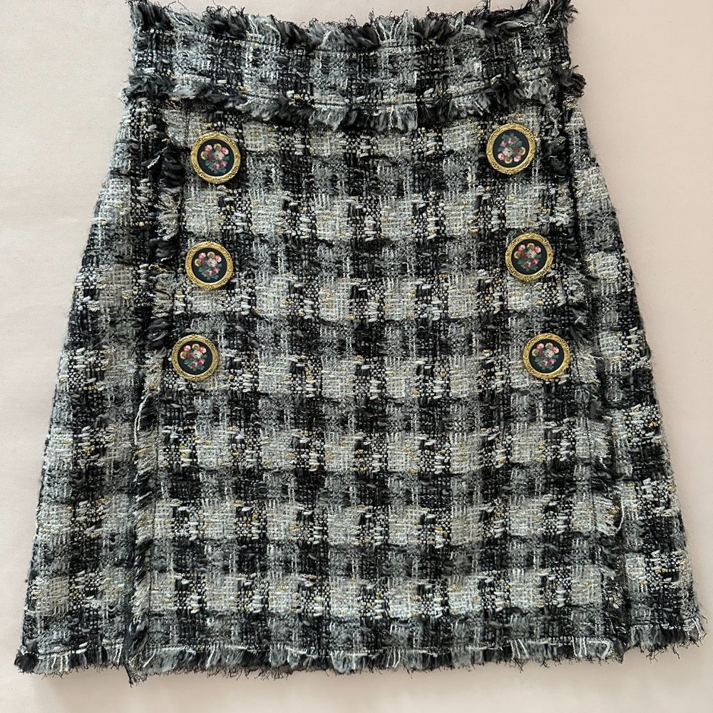 Dolce & Gabbana Tweed Skirt - 36/XS -NWT